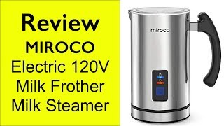 Review Miroco Milk Frother  How to make froth milk at home [upl. by Rettke]