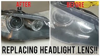 How To Replace Headlight Lens [upl. by Straus]