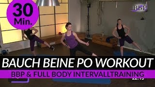 30 Min Bauch Beine Po amp Full Body Workout for tuning your body [upl. by Amekahs50]