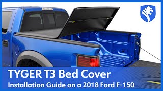 TYGER T3 TriFold Truck Bed Cover Installation Guide [upl. by Germann633]