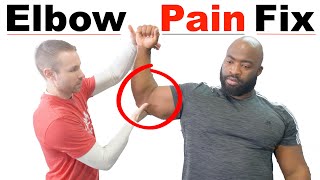 Strongman With Golfers Elbow TENDONITIS FIX [upl. by Drogin615]