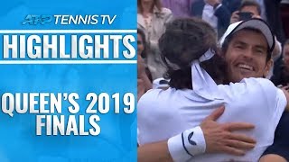 Murray And Lopez WIN Doubles Lopez Wins Singles  Queens 2019 Final Highlights [upl. by Yht]