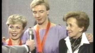 Torvill and Dean 84 Olympics medal ceremony [upl. by Thurber]