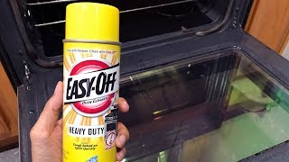 EASYOFF HEAVY DUTY Oven Cleaner Review [upl. by Wunder]