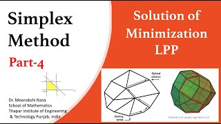 Simplex Method Part 4 Minimization Problem [upl. by Arbmahs]