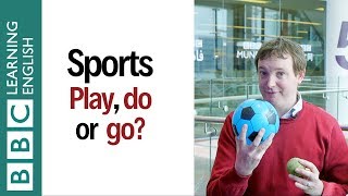 Verbs for sport play vs do vs go  English In A Minute [upl. by Hgielram]