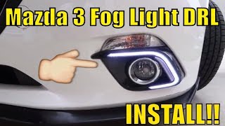 LED Switchback Fog Light DRLs Install [upl. by Reni]