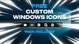 Customize Your Windows Icons  Free Icon Pack included [upl. by Neelyam838]