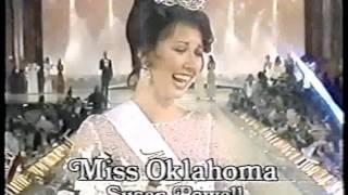 Miss America 1981 Crowning Susan Powell Miss Oklahoma [upl. by Rask]