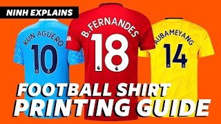 ⚽ Football Shirt Printing Guide  How to Customize amp Print Soccer Jerseys [upl. by Monetta]