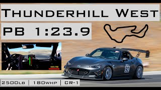 ND Miata Thunderhill West PB 1239 [upl. by Jobyna]