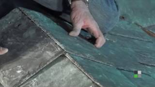 Installing and Reflashing Closed Valleys on a Slate Roof [upl. by Tneciv50]