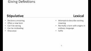 Types of Definitions [upl. by Kurr]