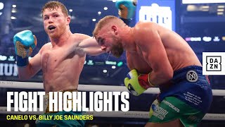 HIGHLIGHTS  Canelo Alvarez vs Billy Joe Saunders [upl. by Ahsinra293]