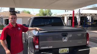 Retrax Truck Bed Cover On Honda Ridgeline [upl. by Mercier]