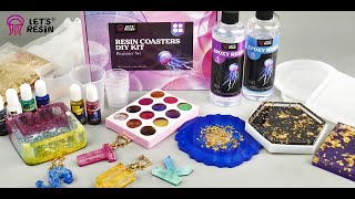 LETS RESIN Resin Starter Kits Resin Crafts Tutorial for Beginner [upl. by Giovanna664]