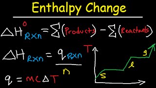 Enthalpy Change of Reaction amp Formation  Thermochemistry amp Calorimetry Practice Problems [upl. by Cordelia479]