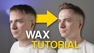 How To Use Hair Wax Properly  Tutorial [upl. by Ielarol414]