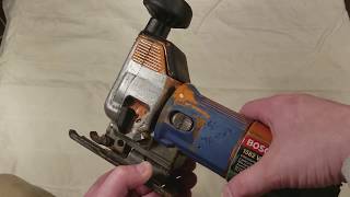 Bosch 1582VS Barrel Grip Orbital Professional Jigsaw Review [upl. by Zoila]