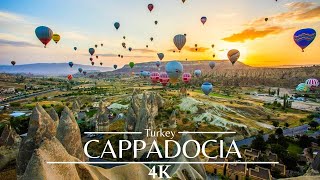 Cappadocia Turkey 🇹🇷 Hot Air Balloon 4k Drone [upl. by Etz]