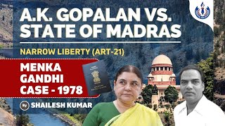 A K Gopalan Vs State of Madras Article 21 Case [upl. by Varian]