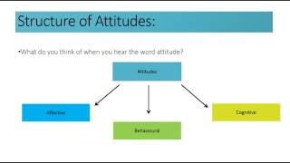 Social Cognition Structure of Attitudes [upl. by Essie]