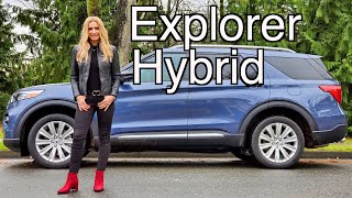 Ford Explorer Hybrid Review  This or Highlander Hybrid [upl. by Eleets]