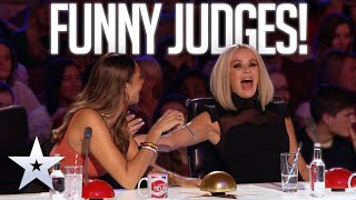 The Judges FUNNIEST Unseen moments  Britains Got Talent [upl. by Eppes]