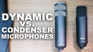 Dynamic vs Condenser Microphones Whats the Difference [upl. by Ayiram]