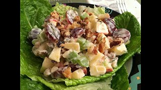 Waldorf Salad Recipe • New Yorks Famous Salad  Episode 107 [upl. by Catrina631]