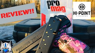 ProMag HiPoint Model C 9mm 8Round Magazine Review [upl. by Shanon142]