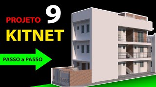 COMO FAZER 9 KITNET para alugar GASTANDO POUCO terreno 5x25 [upl. by Sirtimed]