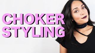 How To Wear A Choker  Choker Styling  IMLVH [upl. by Bibbie836]