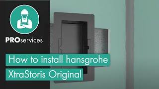 How to install hansgrohe XtraStoris Original [upl. by Issim996]