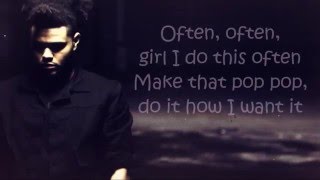 The Weeknd  Often Kygo Remix Lyrics on Screen New 2014 [upl. by Amandi907]