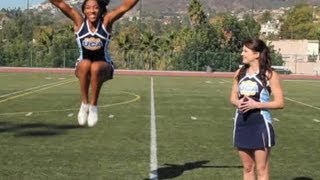 Basics of Cheerleading Jumps  Cheerleading [upl. by Akeber79]