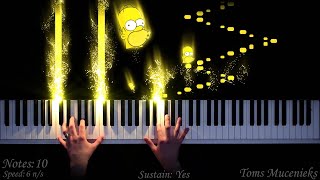 The Simpsons Theme Piano Version [upl. by Skell]