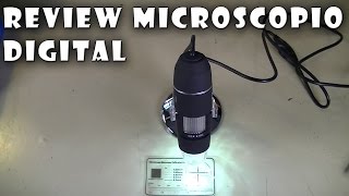 Review Microscopio digital 500x USB  Química Soldadura SMD [upl. by Kelwen75]