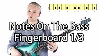 How To Learn Notes On The Bass Guitar 13 [upl. by Drawets]