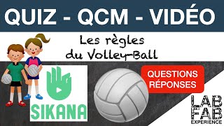 Quiz  QCM  Volley ball  Les règles [upl. by Jeffcott]