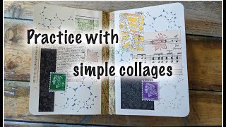 Simple collage practice ⭐️ Collage for beginners [upl. by Knuth]