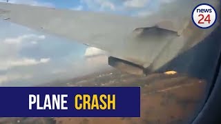 WATCH Dramatic footage apparently shows moment of Wonderboom plane crash [upl. by Suiratnauq568]