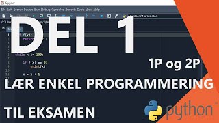 Lær enkel programmering til eksamen  Del 1 [upl. by Ylimme]