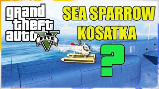 GTA 5 ONLINE CAN I STORE THE SEA SPARROW ON THE KOSATKA SUBMARINE [upl. by Aikal]