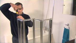 AQUA 4 4Fold Bath Screen Installation Video [upl. by Nalaf933]