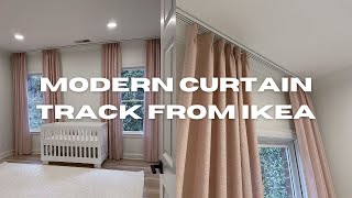 IKEA VIDGA  MODERN CURTAIN TRACK SYSTEM [upl. by Eirameinna477]