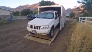 Enclosed Car Trailer Winch Install [upl. by Hizar472]