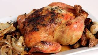 Whole Roast Chicken Recipe  Laura Vitale  Laura in the Kitchen Episode 302 [upl. by Pack]