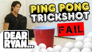 Ping Pong Trickshots Dear Ryan [upl. by Kory]