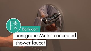 hansgrohe Metris concealed shower faucet [upl. by Augustina706]